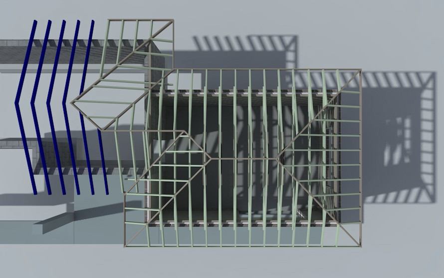 Extension structural detail