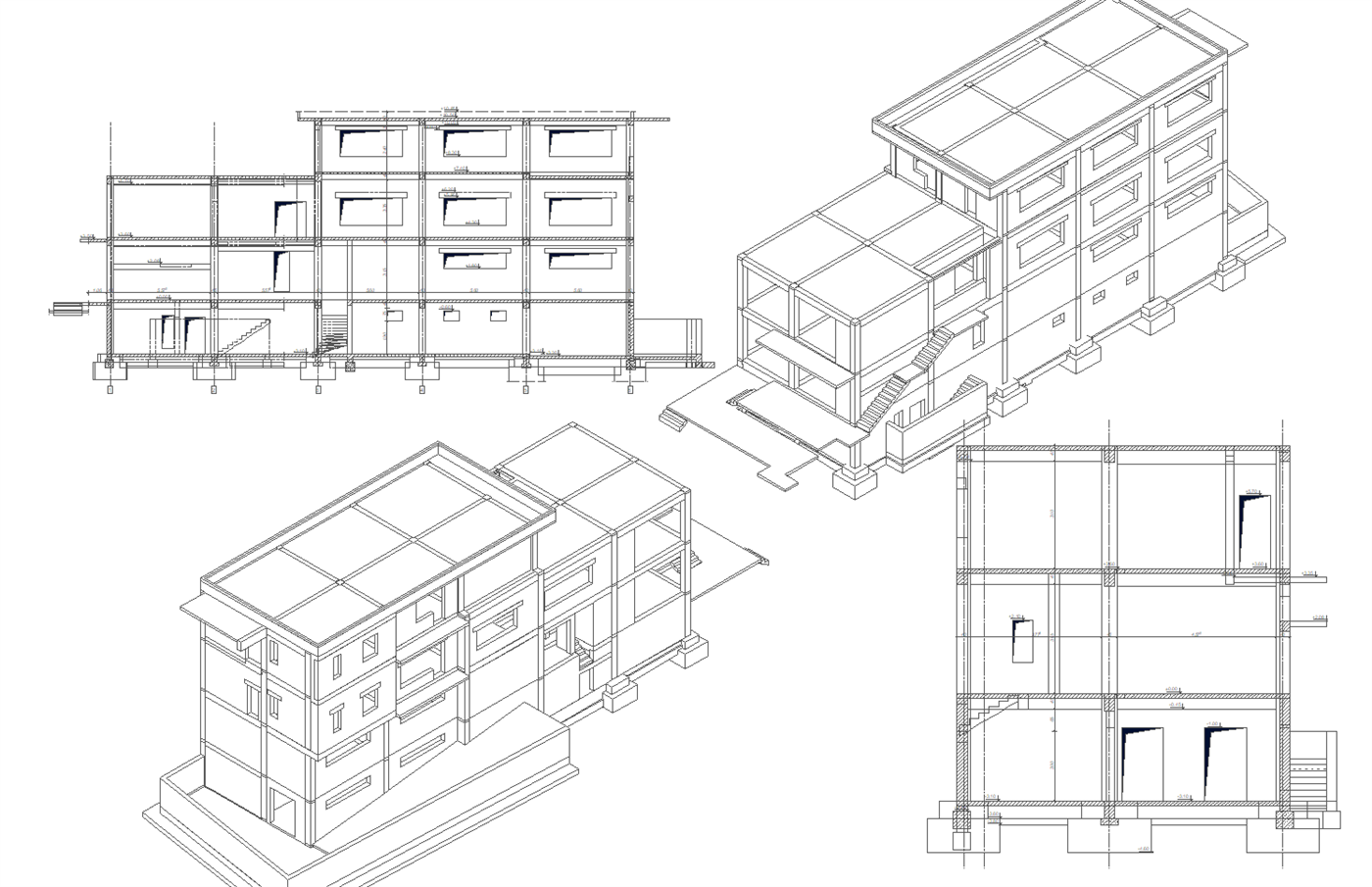 Multistorey structural model